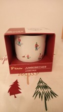 *TCM Tchibo JUMBO Becher Kaffeebecher Waldspaziergänger Qualitätsporzellan*Neu*