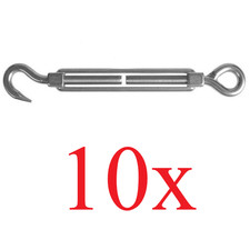 10x V4A Edelstahl Seilspanner