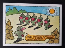  DDR 1987 NVA Karte W. Moese "