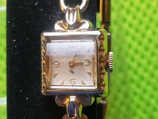   Antike Damen  Armbanduhr Elgin, Handaufzug, Läuft