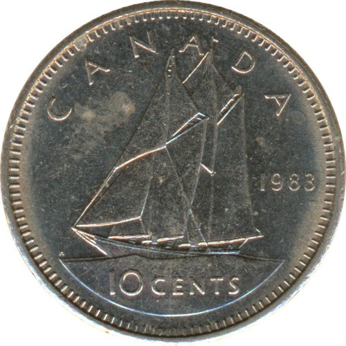Kanada cents 1983 elizabeth - cents,