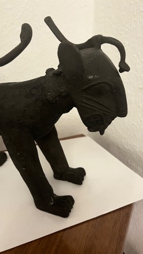Leopard bronze benin über 2kg - benin,