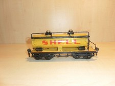 17065) Märklin 1954 - Spur 0 - Kesselwagen SHELL 4-achsig - L. 21,5 cm - ansehen