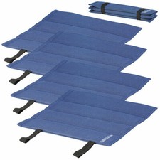 PEARL Thermo Sitzkissen: Faltbares Iso-Sitzkissen, 4er- Set (Outdoor Sitzkissen)