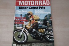 1) Motorrad 18/1971 - Moto Guzzi Falcone 500ccm m - Großer Preis von Irland in