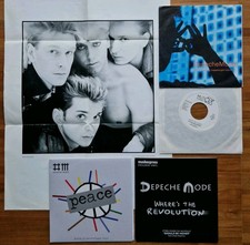 Depeche Mode | 4 × 7" LIMITED VINYL w/Poster PEACE WORLD IN MY EYES Andy FLETCH