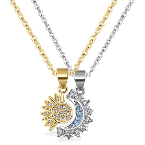 Partnerkette sonne mond - sonne,
