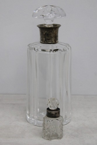 Kristall karaffe silbermontur - kristall,