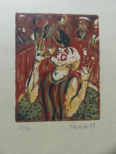 Harald Metzkes Farbholzschnitt