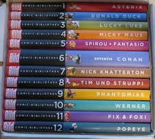 BILD Comic BIBLIOTHEK 1-12 komplett Karton HC Comic Album Weltbild Verlag