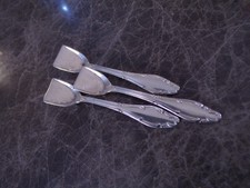 Wellner Modell Mozart Silberbesteck Satz 3 Salzlöffel Gewürzlöffel Silber 90er