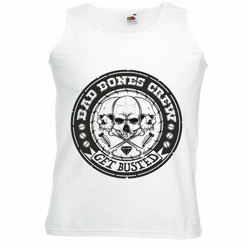 Tank top bad bones - tank, crew