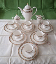 Ak Kaiser Porzellan, Kaffeeservice, Prestige Tarragona, 6 Personen