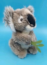 Koala mit Eukalyptus Stofftier Sitzend Kuscheltier 16 cm Uni-Toys Ganz Weich