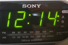 Gepflegter Sony Dream Machine FM/AM Clock Radio ICF -C318-Radiowecker