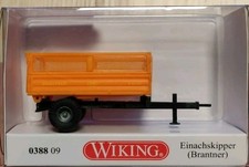 WIKING 038809/0388 09 H0,1:87 Brantner Einachskipper, orange Neu OVP