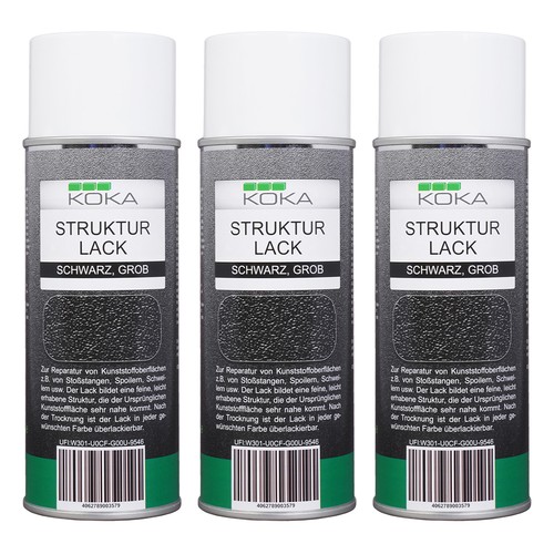 Koka struktur lack - 3x,