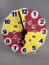 Alte DDR Lernuhr  Uhrzeit