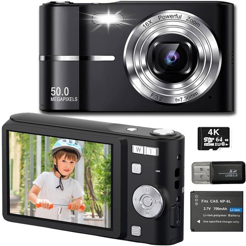 Digitalkamera 1080p 16x - hd,