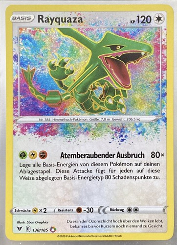 Pokemon rayquaza amazing rare - pokemon,