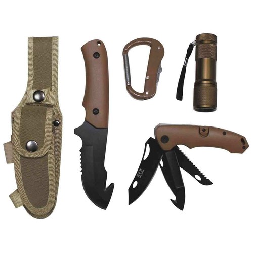 Messerset mit gürteltasche - mit,