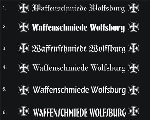 Waffenschmiede wolfsburg iron - waffenschmiede,
