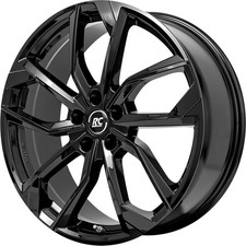 4x Alufelgen RC-DESIGN RC34 Schwarz Glanz (SG) 7x18 ET54 LK5 112 18 Zoll Felgen