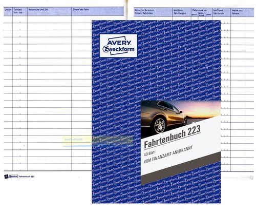 Fahrtenbücher avery - 2,