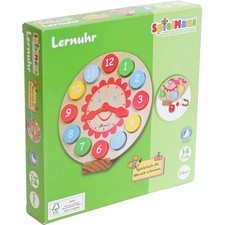 Spielmaus holz lernuhr - spielmaus,