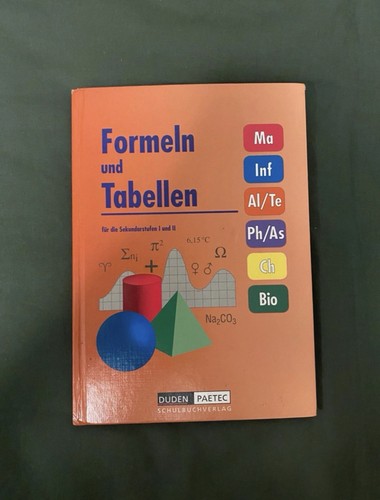 Formeln und tabellen für die - formeln,