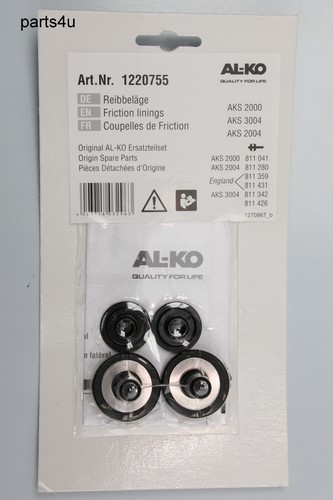 Reibbelag satz alko aks - 3004, /