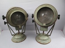 Jupiterlicht Berlin - 2 Bühnenstrahler / Scheinwerfer - 50er Jahre - ca. 50 cm