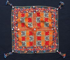 antik wandbehang Suzani Decke Tuch tribal silk embroidery sindh Pakistan SZ-18/3