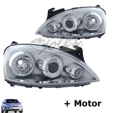 Scheinwerfer LINSE Stellmotor rechts+links Set Satz für Opel Corsa C Facelift