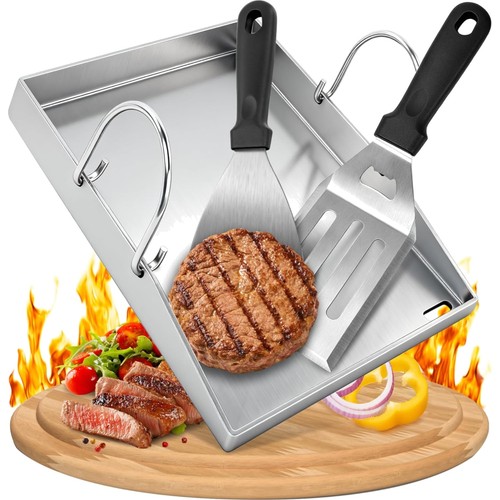 Edelstahl plancha grillplatte - edelstahl,