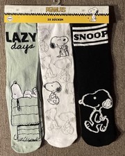 3 zuckersüße verschiedene Paare Socken - Peanuts - Snoopy - Gr. 39/42