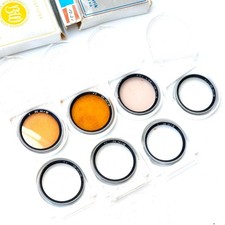 Vintage B+W 7x 32mm Filter 1x KR3 1.2x Orange 2x 3x UV Schraub  Screw In Slip On