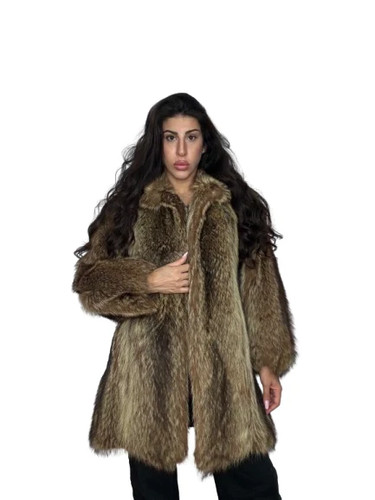 Vintage murmeltier pelz - pelz, jacke