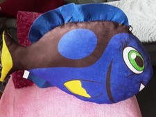 Stofftier Fisch blau ca. 60cm lang Doktorfisch