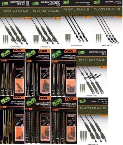 Fox naturals rig leadcore - fox,