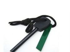 2 Survival Feuerzeuge Stahl Magnesiumköder Feuerstein Camping