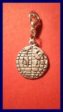 Erde / Weltkugel Charms Armband Anhänger Kettenanhänger m. Karabiner NEU  (c60)