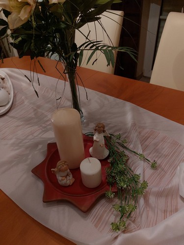 Hübscher weihnachtsteller rot - weihnachtsteller,