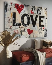 Leinwand Bild Love Liebe