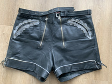 kurze Glattleder Lederhose