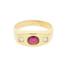 Ring mit Rubin und Brillanten 750/000 (18 Karat) Gold aus zweiter Hand 53