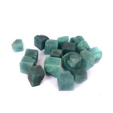 Natürliche grüne Smaragde Rohstein Würfel ca. 50 Carat/4 bis 5 Stück