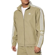 adidas Originals Lock Up Track Top Retro Jacke Firebird Trainingsjacke Beige