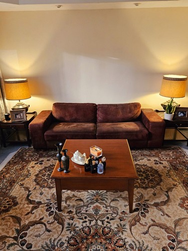 Wildleder couch - wildleder,