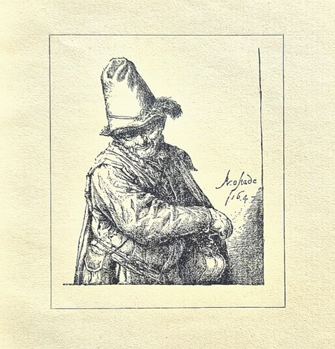 Alte lithographie der - alte,